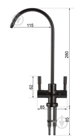 Кран Globus Lux для обратного осмоса для зворотнього осмосу Lazer GLLR-76A-GP - фото 6 Кран Globus Lux для обратного осмоса для зворотнього осмосу Lazer GLLR-76A-GP - фото 6