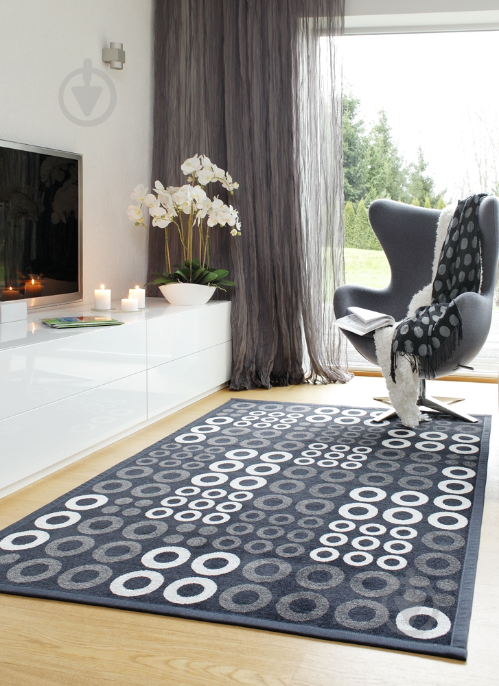 Ковер Narma Kupu carbon 0,7x1,4 м - фото 5