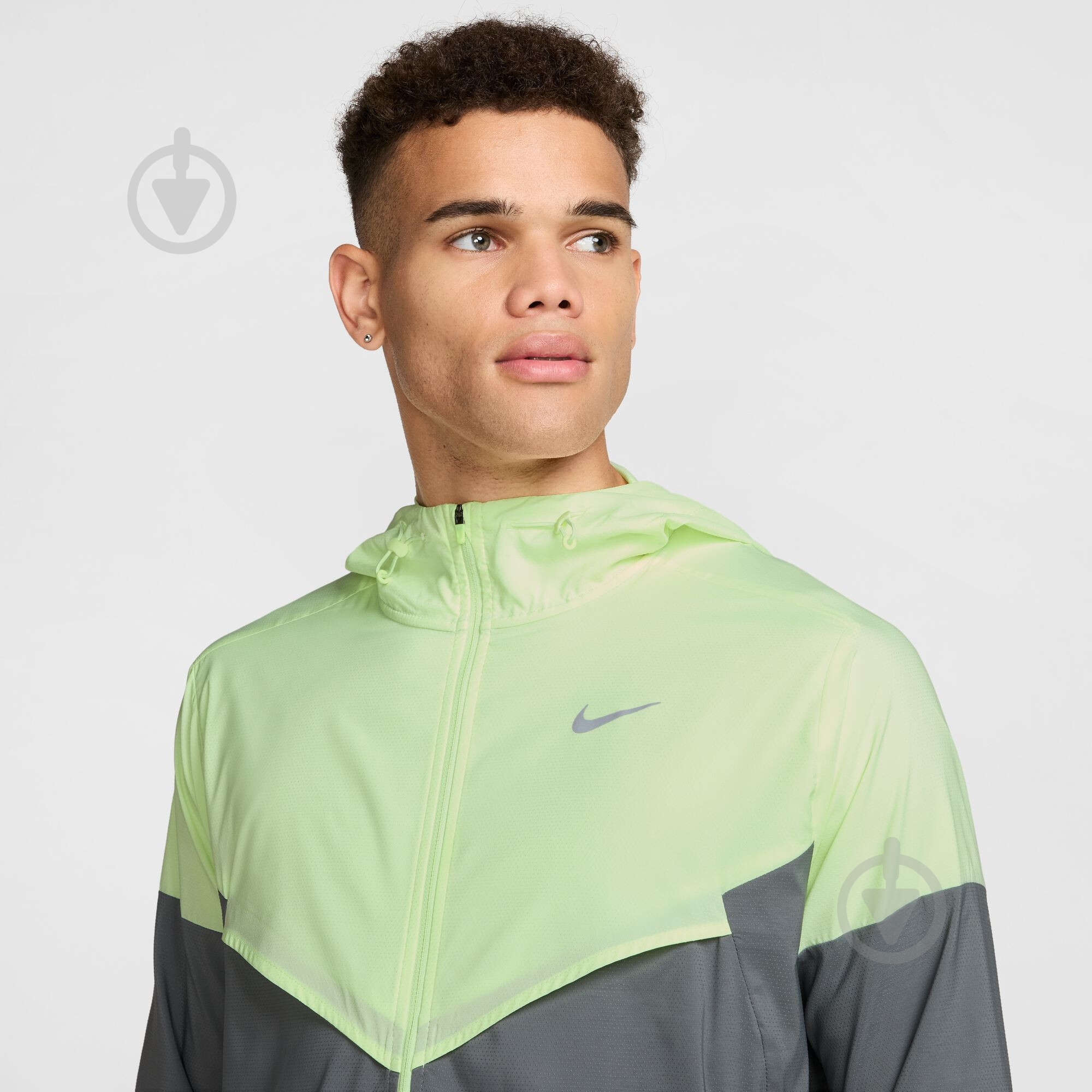 Куртка чоловіча Nike M NK IMP LGHT WR JKT HV6521-701 р.2XL сіро-зелена - фото 3 Куртка чоловіча Nike M NK IMP LGHT WR JKT HV6521-701 р.2XL сіро-зелена - фото 3