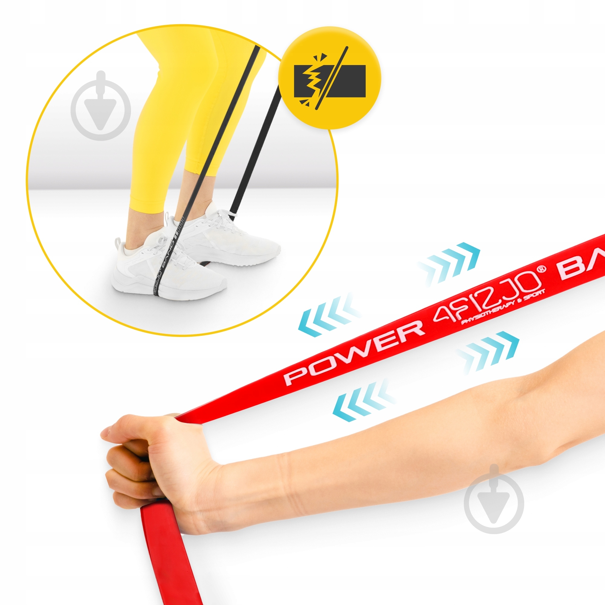 Резинка для фитнеса 4fizjo Power Band 2-17 кг 3 шт. Mix (P-5907222931837) 4FJ0062 - фото 9