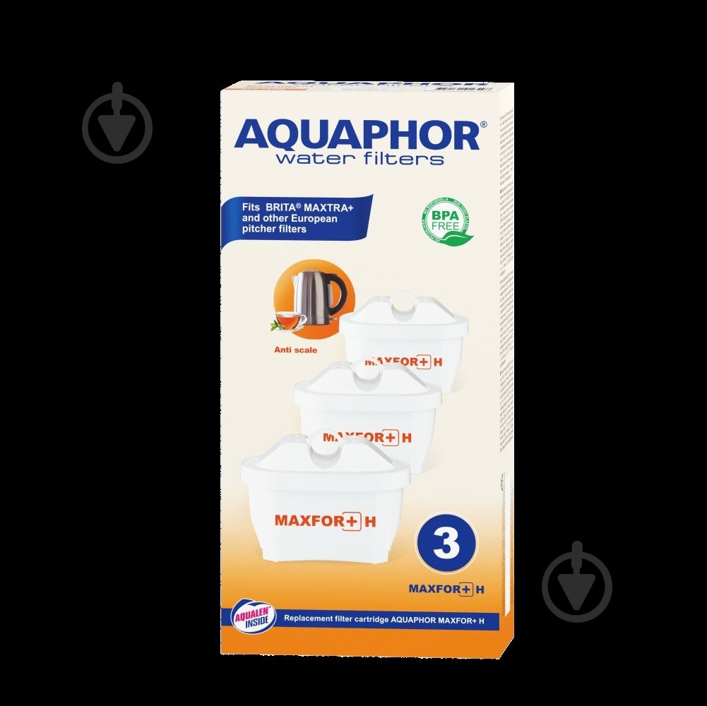 Комплект картриджів Аквафор MAXFOR+Н 3 шт. - фото 5 Комплект картриджів Аквафор MAXFOR+Н 3 шт. - фото 5