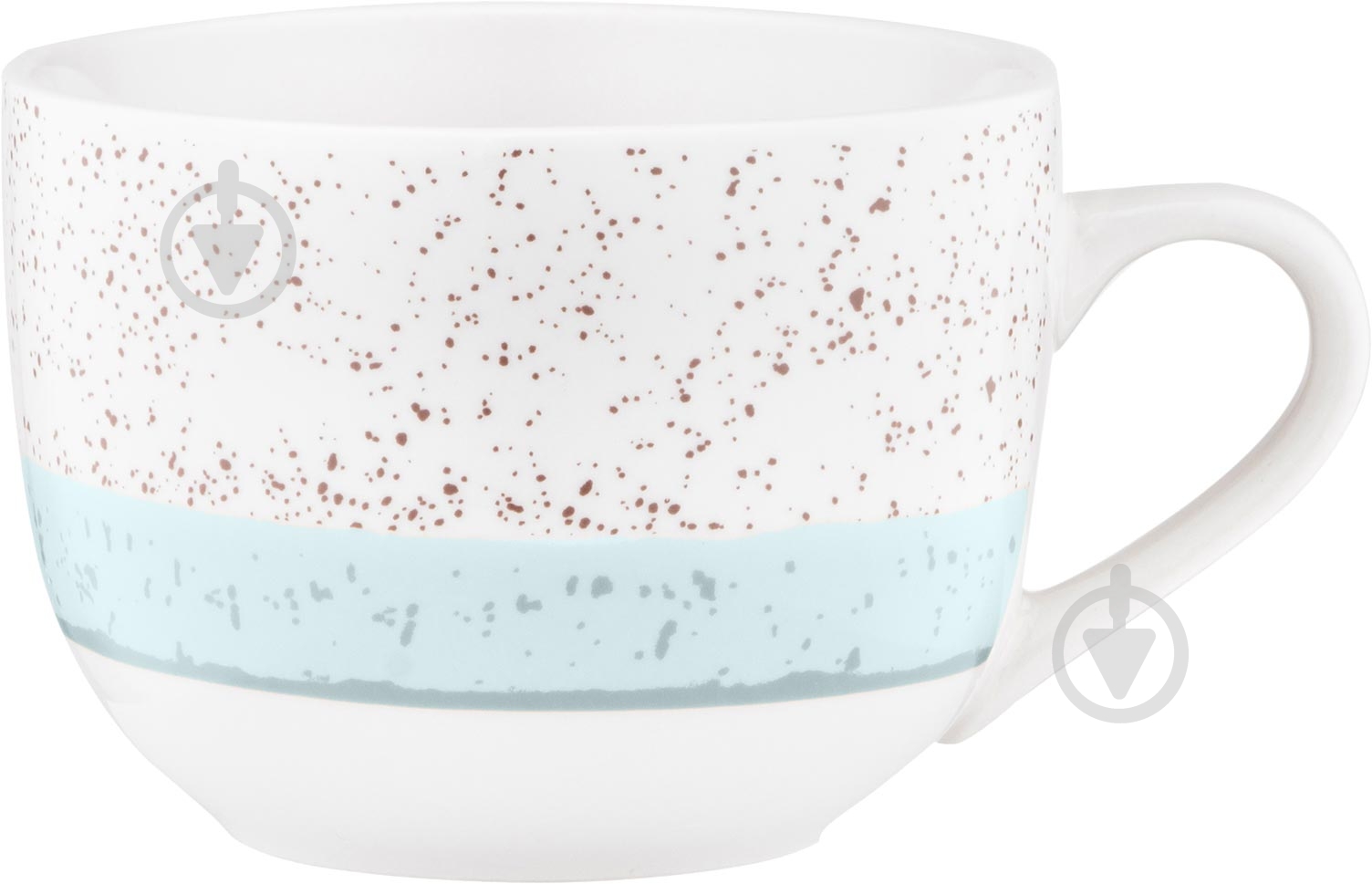 Чашка Ardesto Siena 500 мл бело-голубая AR2950SWB - фото 1