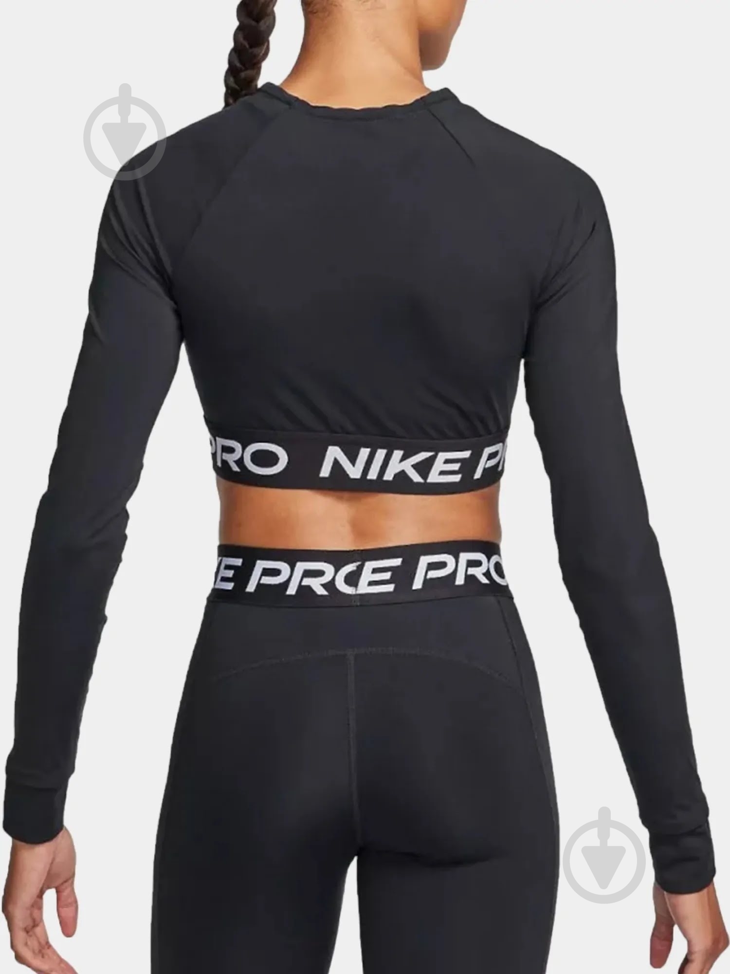 Футболка Nike PRO DF 365 CROP LS FV5484-010 р.M чорний - фото 2 Футболка Nike PRO DF 365 CROP LS FV5484-010 р.M чорний - фото 2