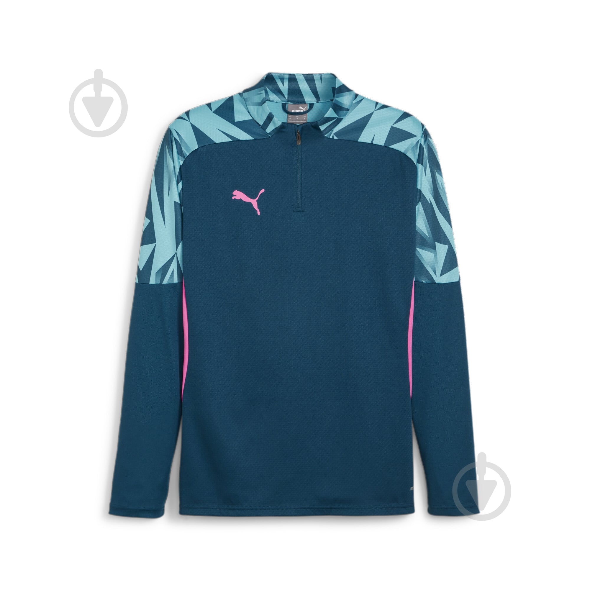Джемпер Puma INDIVIDUALFINAL 1/4-ZIP TOP 65898256 р.M синий - фото 1