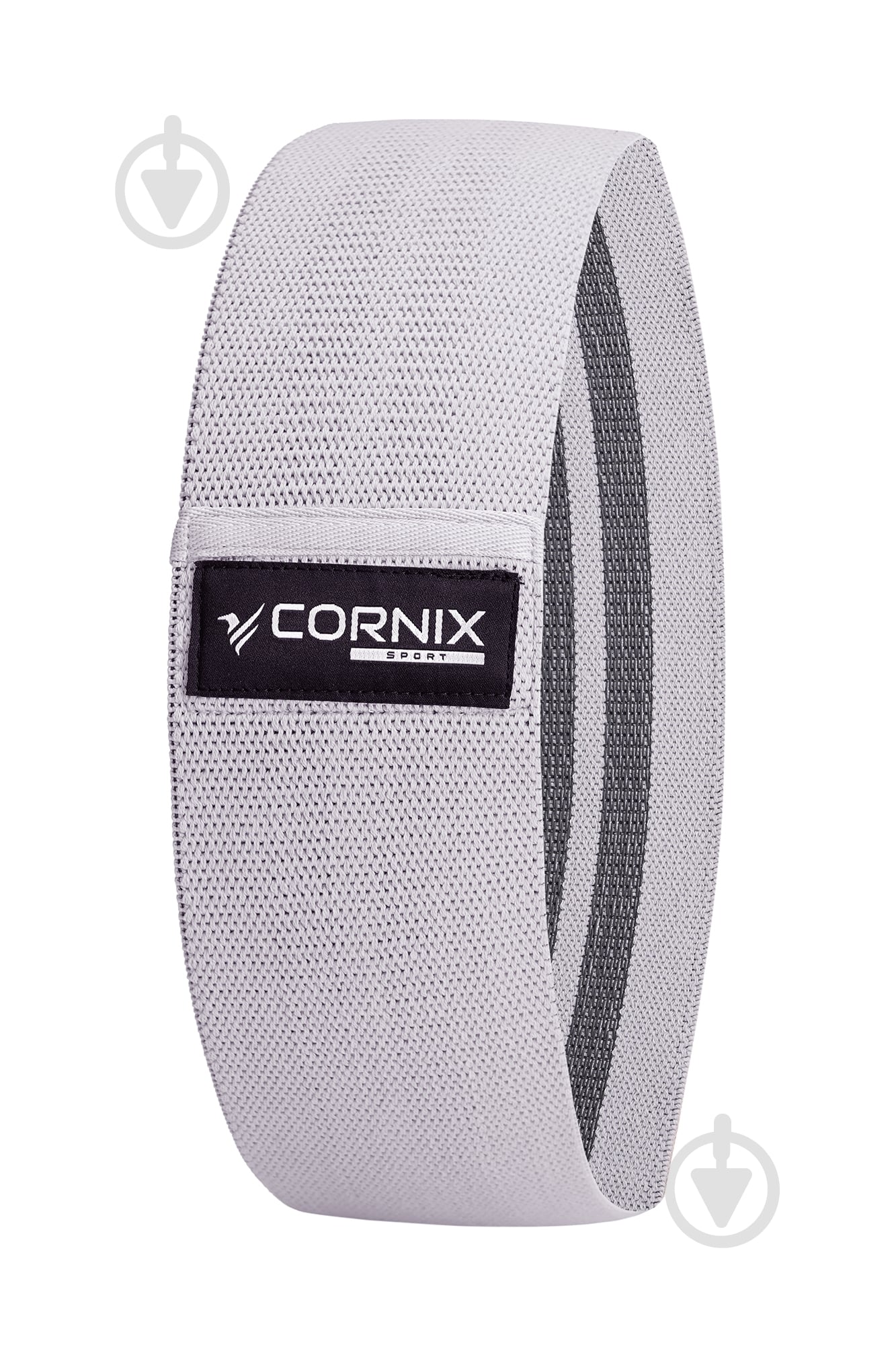 Резинка для фітнесу Cornix із тканини Cornix Hip Band 3 шт. XR-0049 чорнийсірий - фото 3