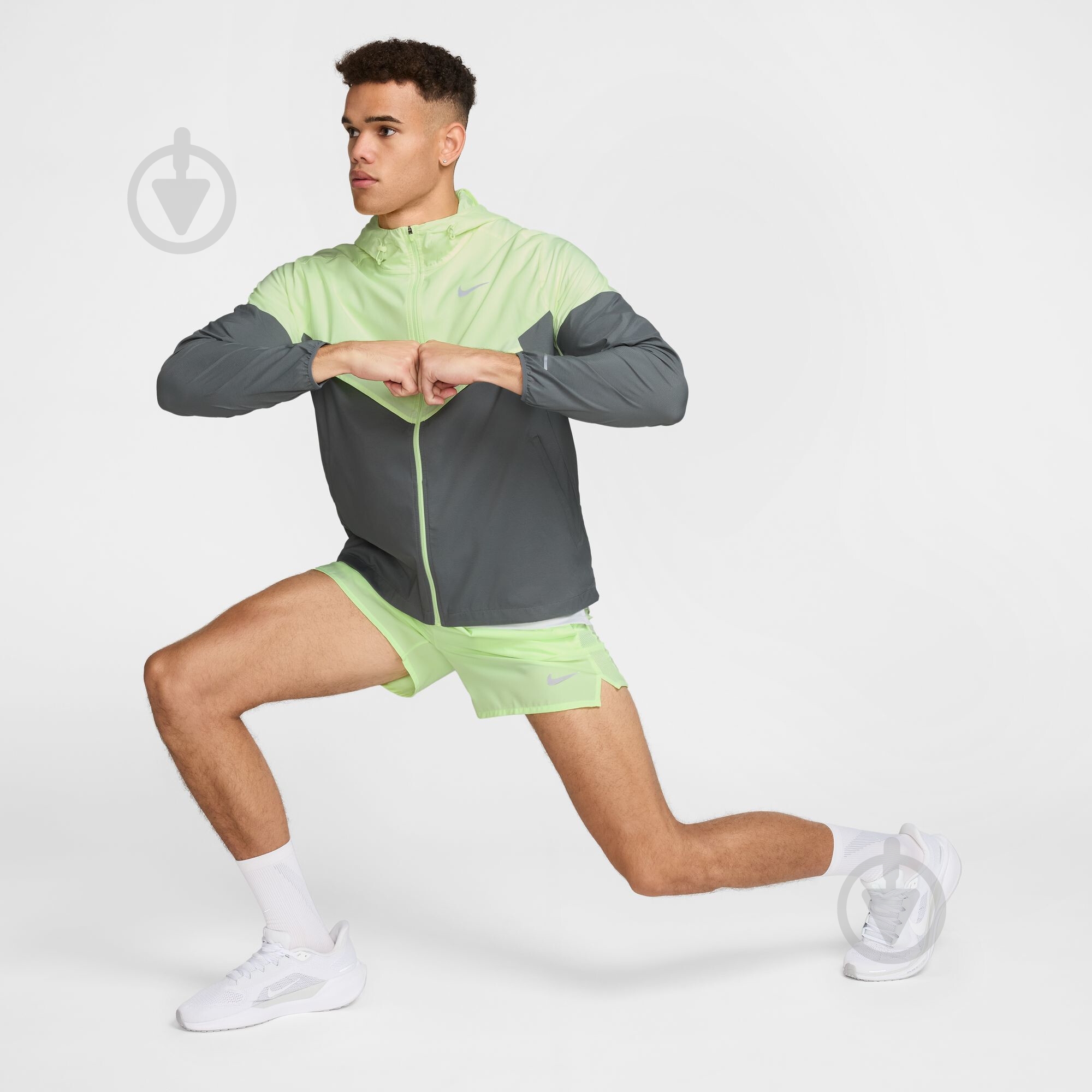 Куртка чоловіча Nike M NK IMP LGHT WR JKT HV6521-701 р.S сіро-зелена - фото 7 Куртка чоловіча Nike M NK IMP LGHT WR JKT HV6521-701 р.S сіро-зелена - фото 7