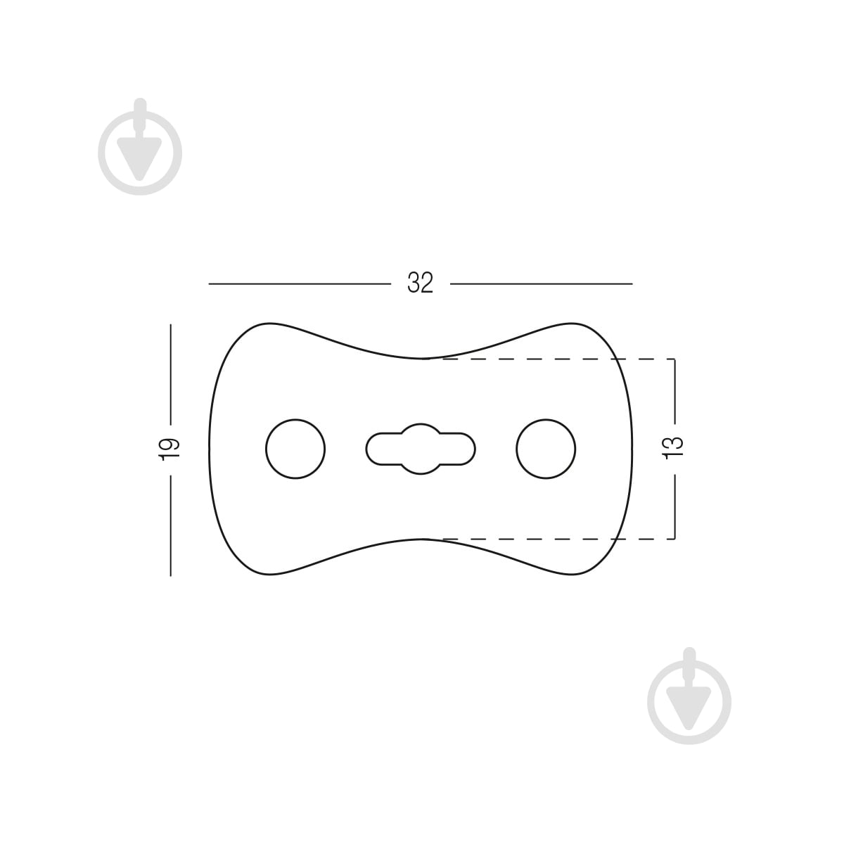 Заглушка для розетки MVM BS-12 white - фото 7