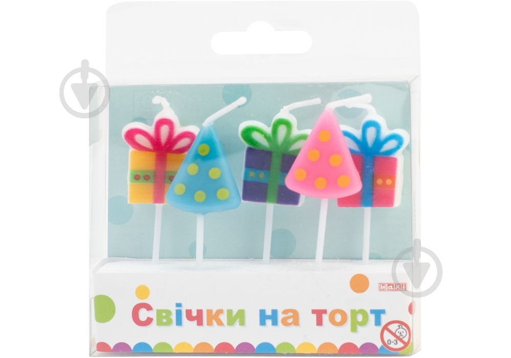 Набор свечей Gift Boxes Maxi 5 шт. - фото 1