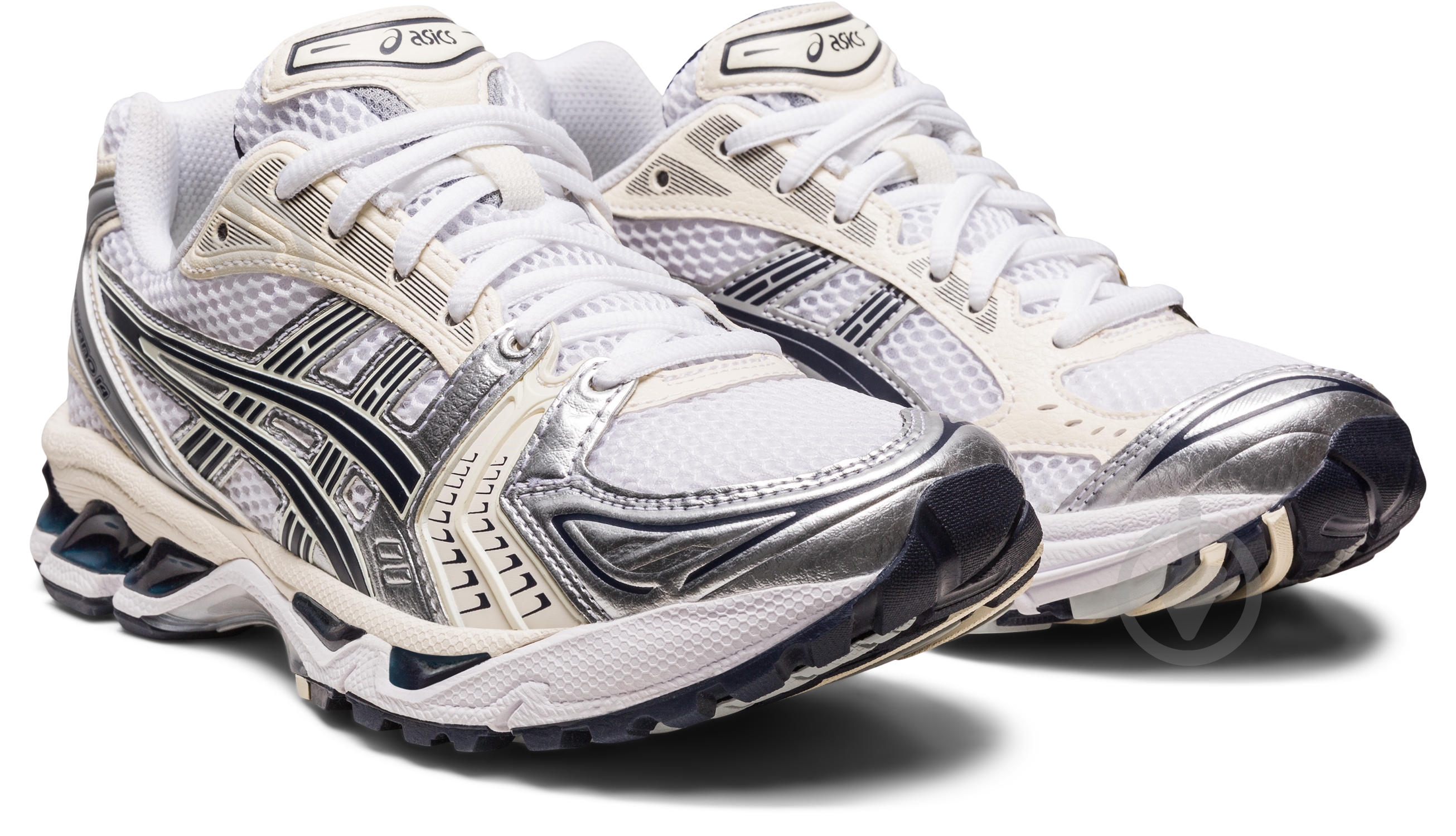 Кроссовки женские Asics GEL-KAYANO 14 1202A056-109 р.36 белые с серым - фото 3 Кроссовки женские Asics GEL-KAYANO 14 1202A056-109 р.36 белые с серым - фото 3