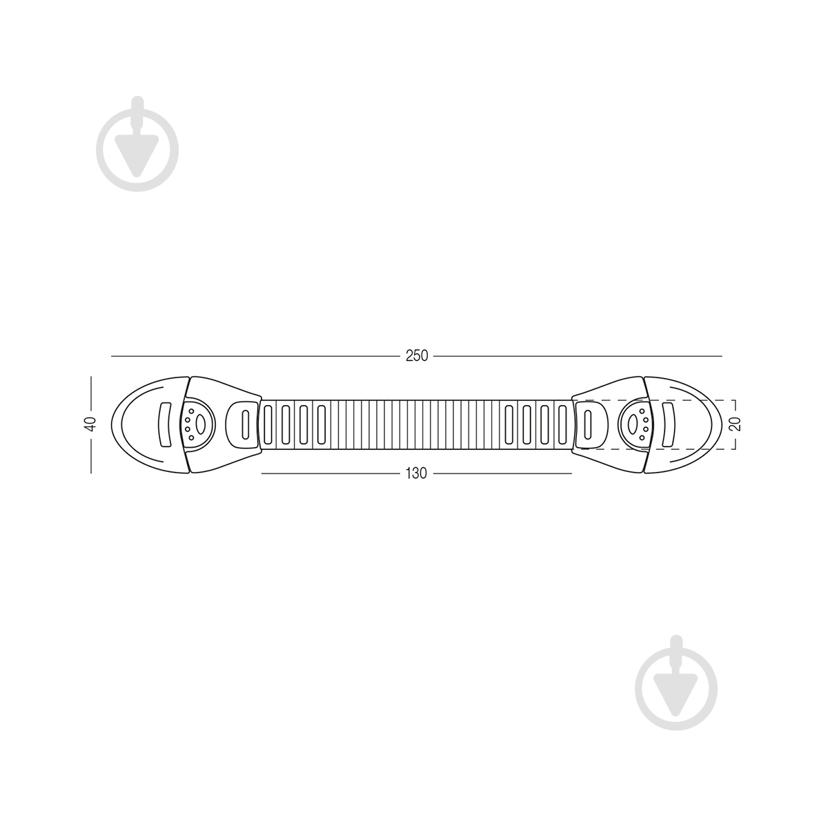 Замок-блокиратор MVM детский защитный BS-16 white - фото 9