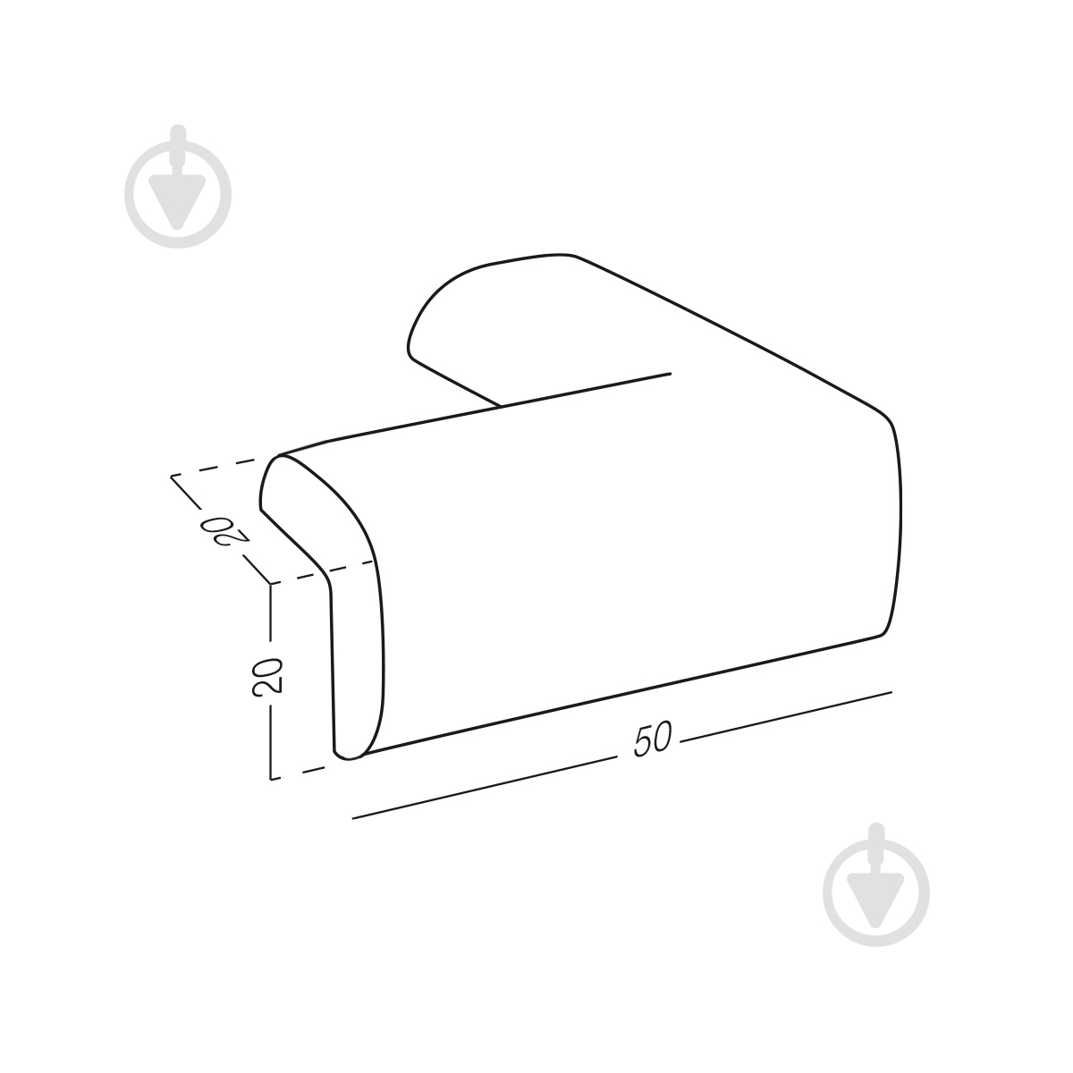 Защита на углы MVM BS-01 white - фото 8
