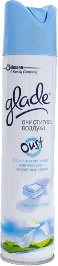 Освіжувач повітря Glade Oust Свіжість білизни 300 мл - фото 1