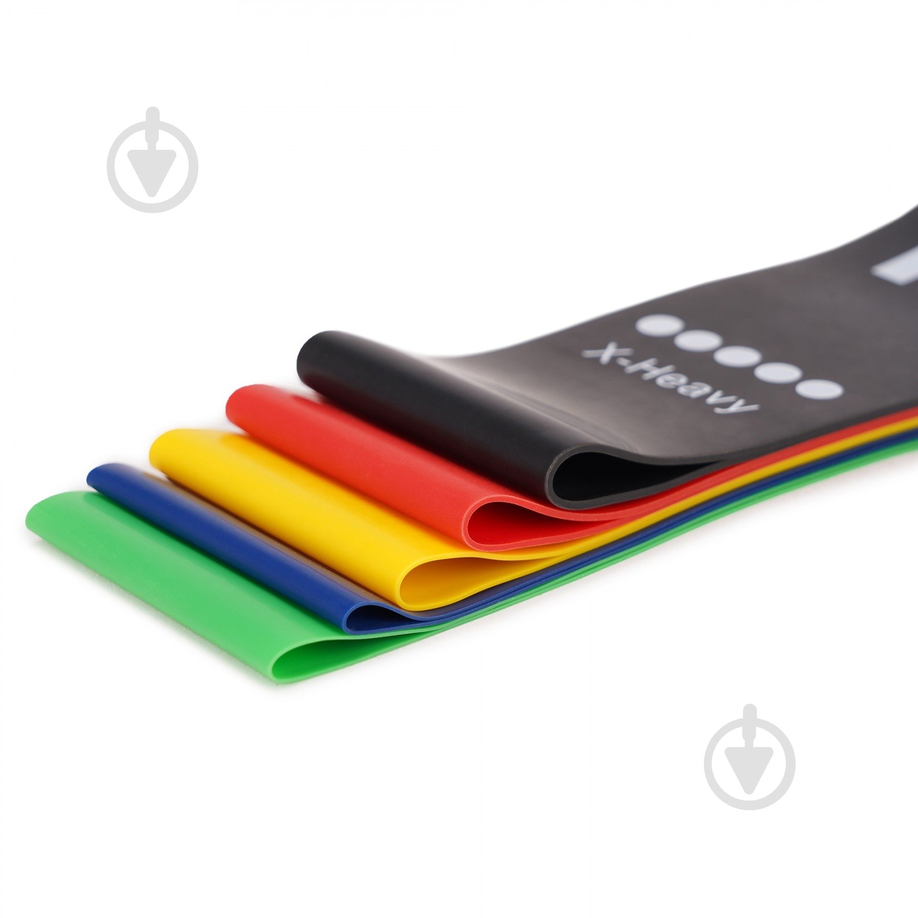 Резинка для фітнесу Cornix Mini Power Band 5 шт. 1-20 кг XR-0045 різнокольоровий - фото 3