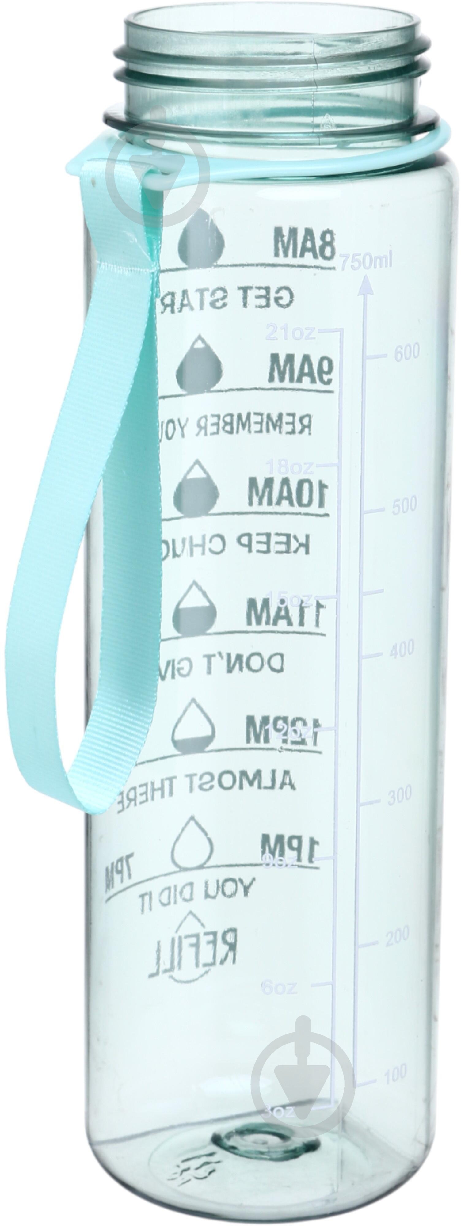 Бутылка для воды Maxmark Motivation 750 мл зеленая - фото 4