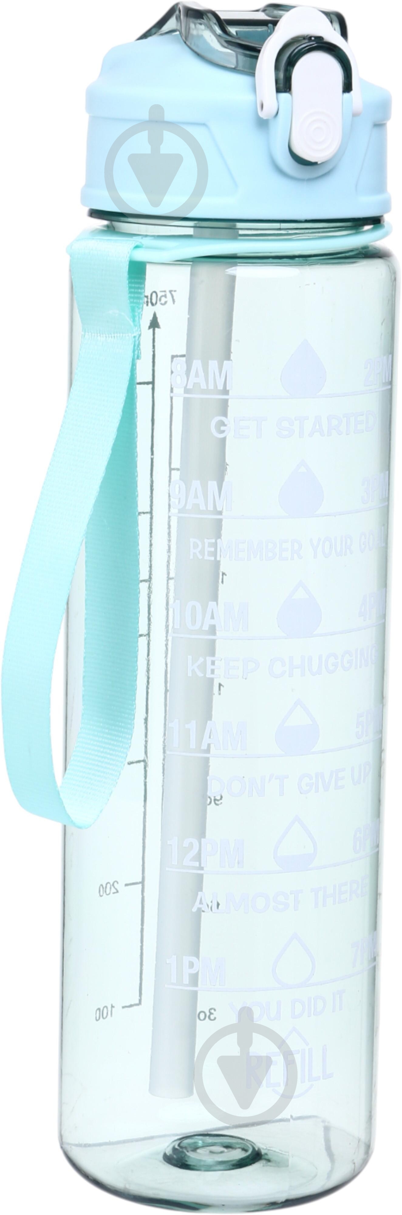 Бутылка для воды Maxmark Motivation 750 мл зеленая - фото 2