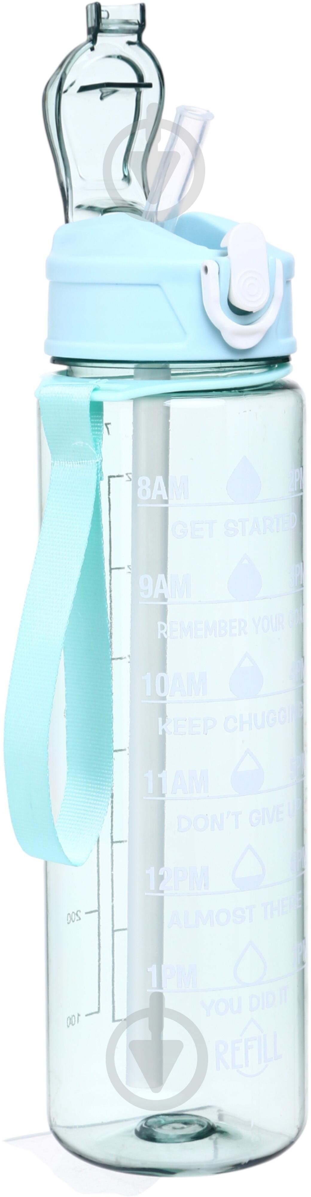 Бутылка для воды Maxmark Motivation 750 мл зеленая - фото 3