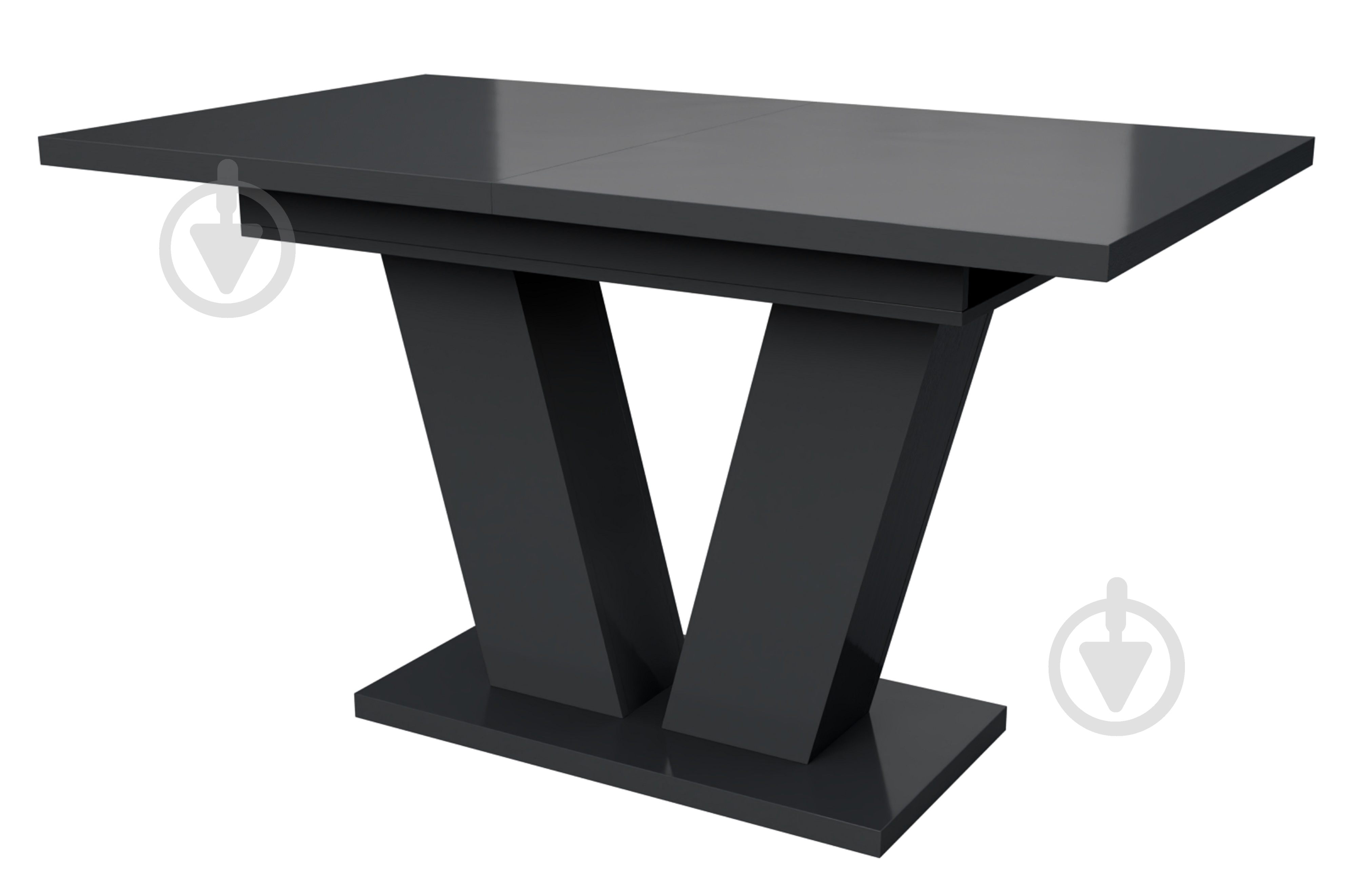 Стіл обідній Стемфорд 1380(1780)x750x750мм сірий/сірий - фото 3 Стіл обідній Стемфорд 1380(1780)x750x750мм сірий/сірий - фото 3