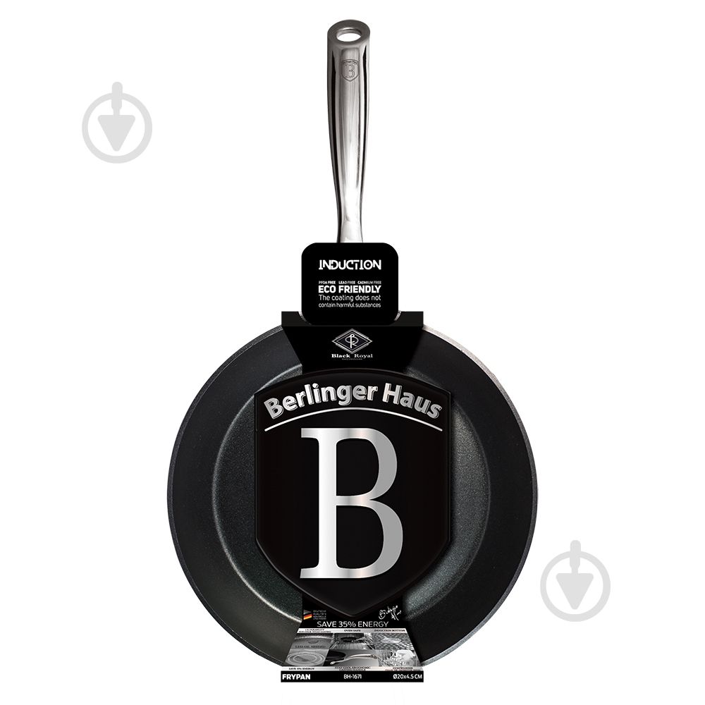Сковорода Berlinger Haus BLACK ROYAL Collection 24 см BH 1672 - фото 2