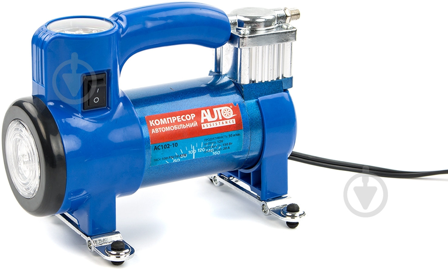 Компресcор автомобильный Auto Assistance AC102-10 (35л/хв. 150Вт. 10атм) - фото 1
