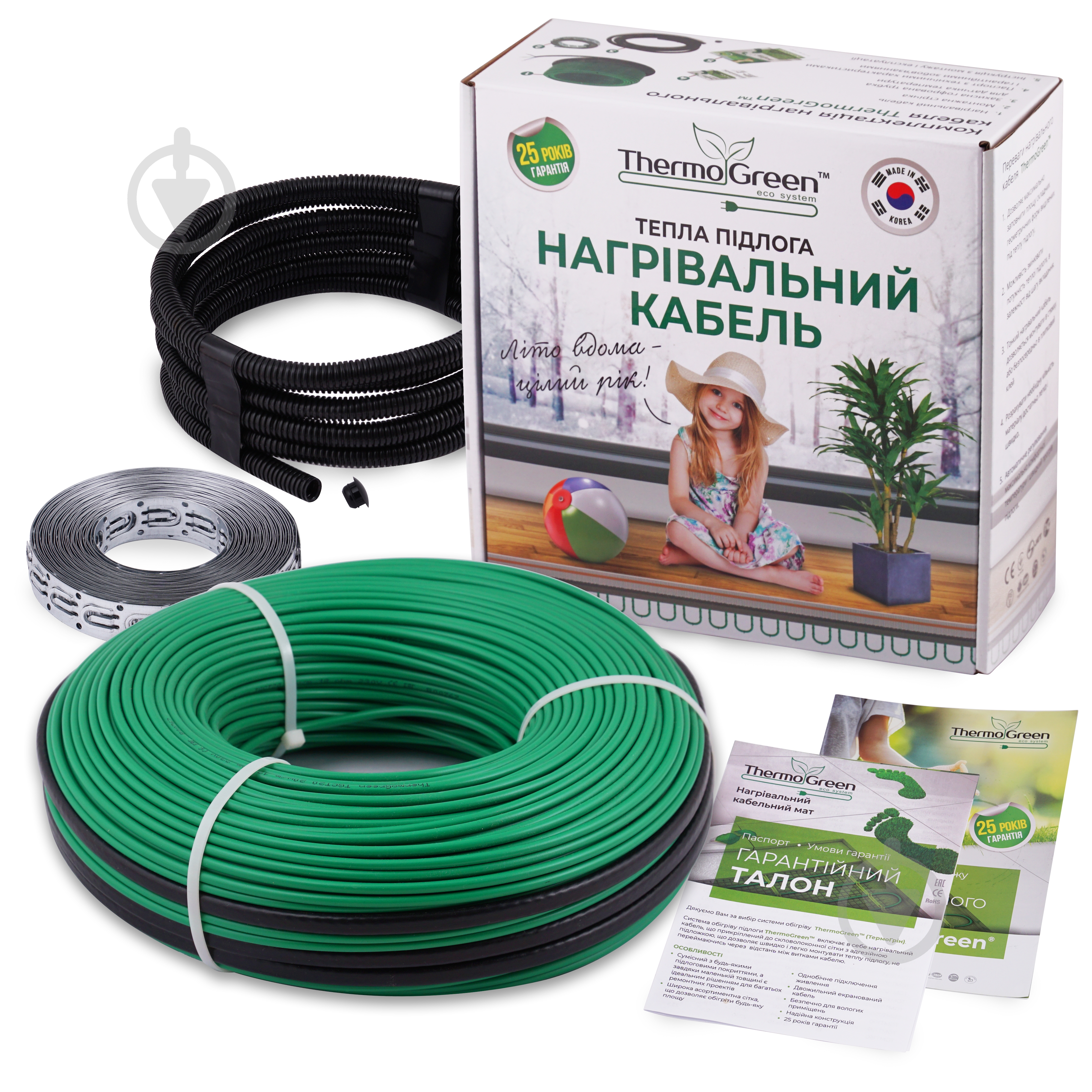 Нагревательный кабель Thermogreen TGCT150 3100W 155 м - фото 1