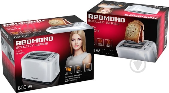Тостер Redmond RT-407-E White - фото 4 Тостер Redmond RT-407-E White - фото 4