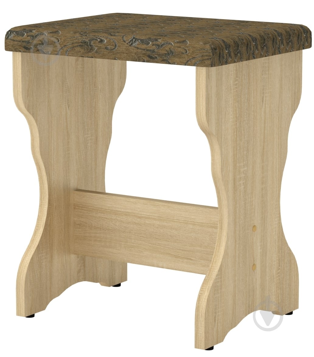 Табурет Компаніт Т-1 бостон голд / дуб сонома - фото 1