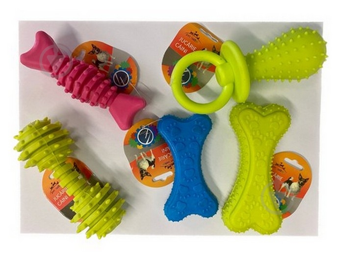Игрушка 4Dog резиновая для собак в ассортименте - фото 1 Игрушка 4Dog резиновая для собак в ассортименте - фото 1