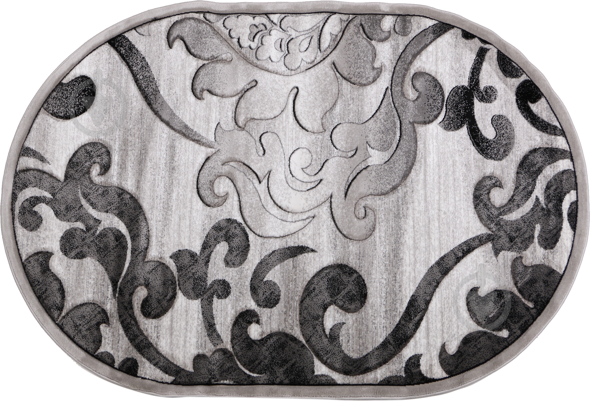 Килим Arka Carpet OMEGA O grey 150x220 см - фото 1