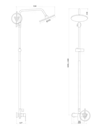 Душевая система Globus Lux GLO-0005 - фото 5