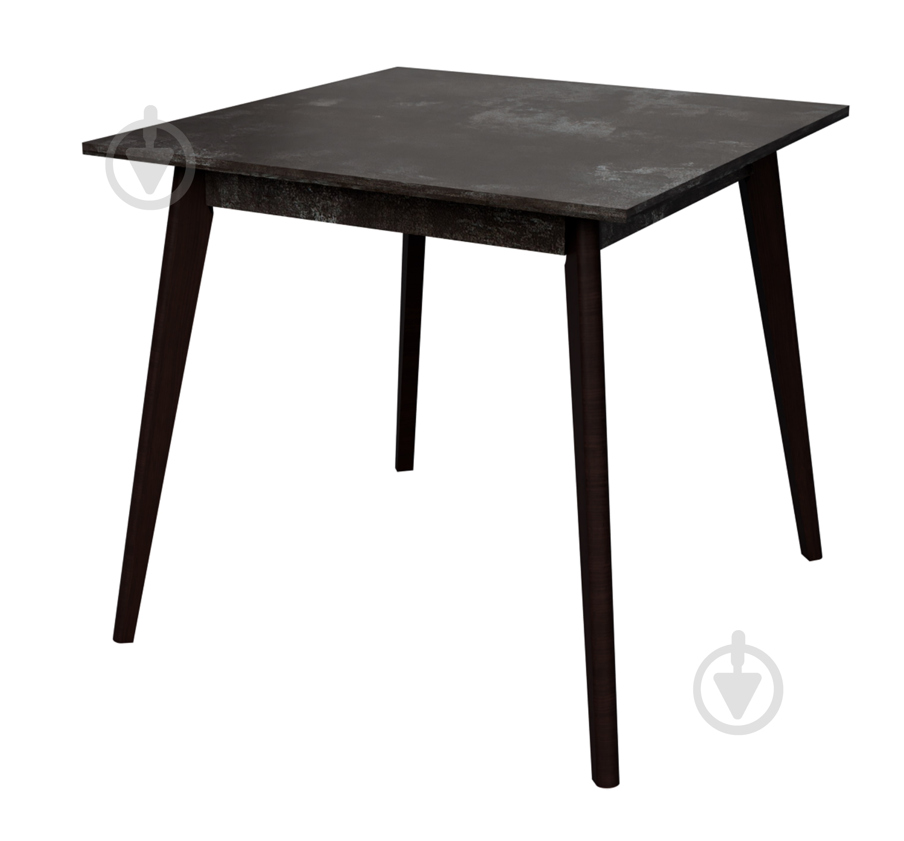 Стіл обідній Монтана 780(780)x780x750мм венге/темно-сірий - фото 1 Стіл обідній Монтана 780(780)x780x750мм венге/темно-сірий - фото 1