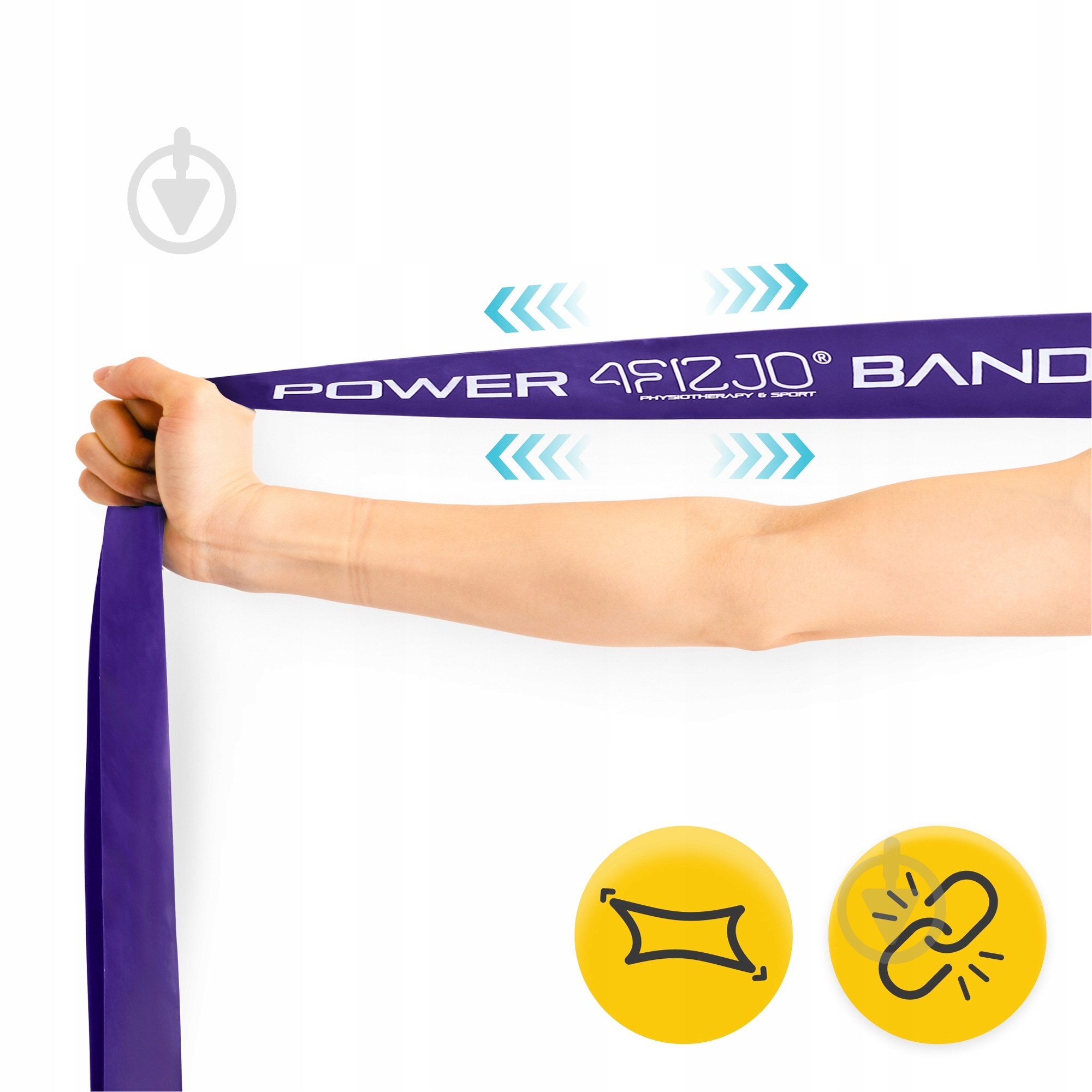 Резинка для фитнеса 4fizjo Power Band 32 мм 17-26 кг (P-5907222931073) 4FJ1073 фиолетовый - фото 10