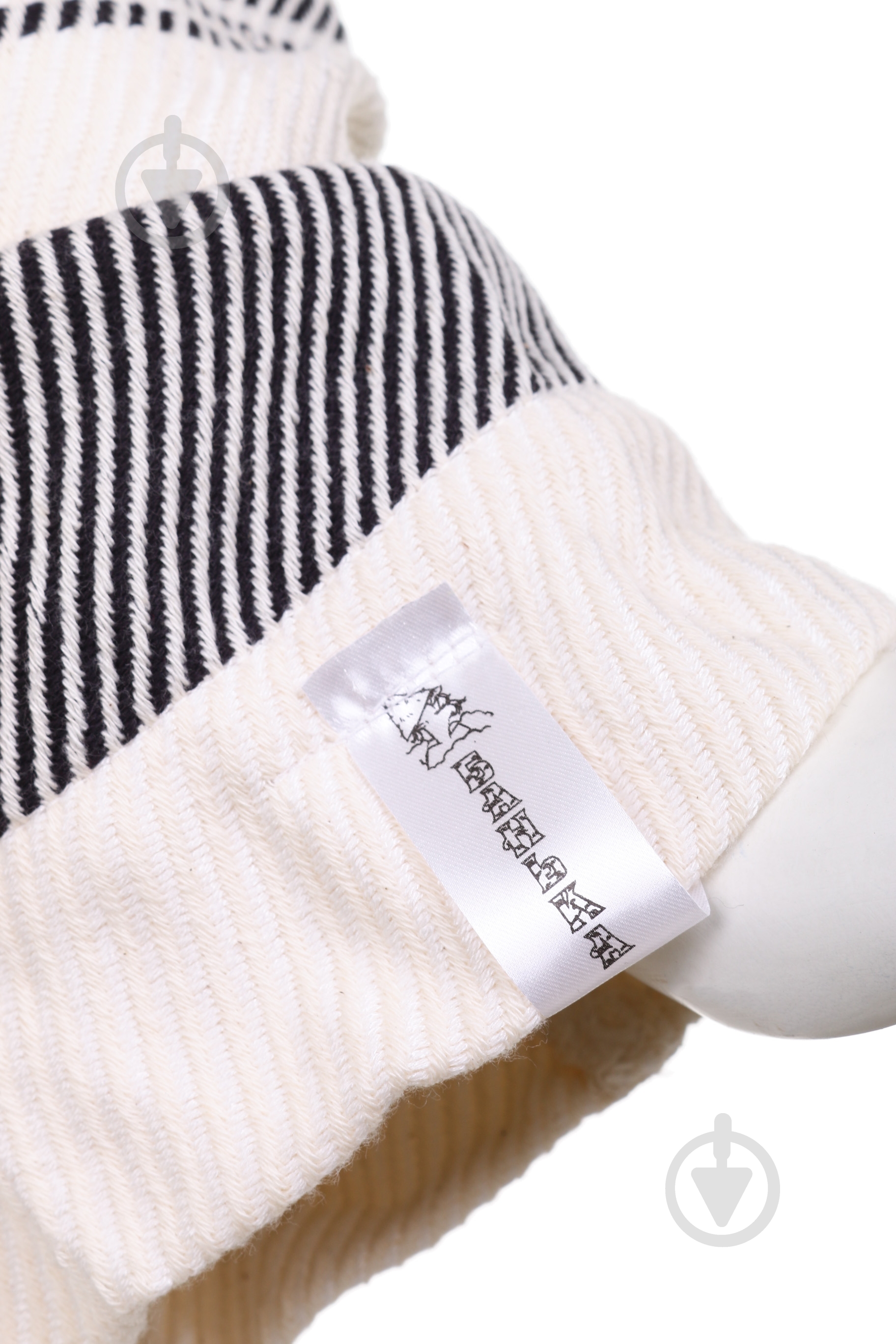 Халат банный пештемаль р. М черно-белый - фото 7 Халат банный пештемаль р. М черно-белый - фото 7