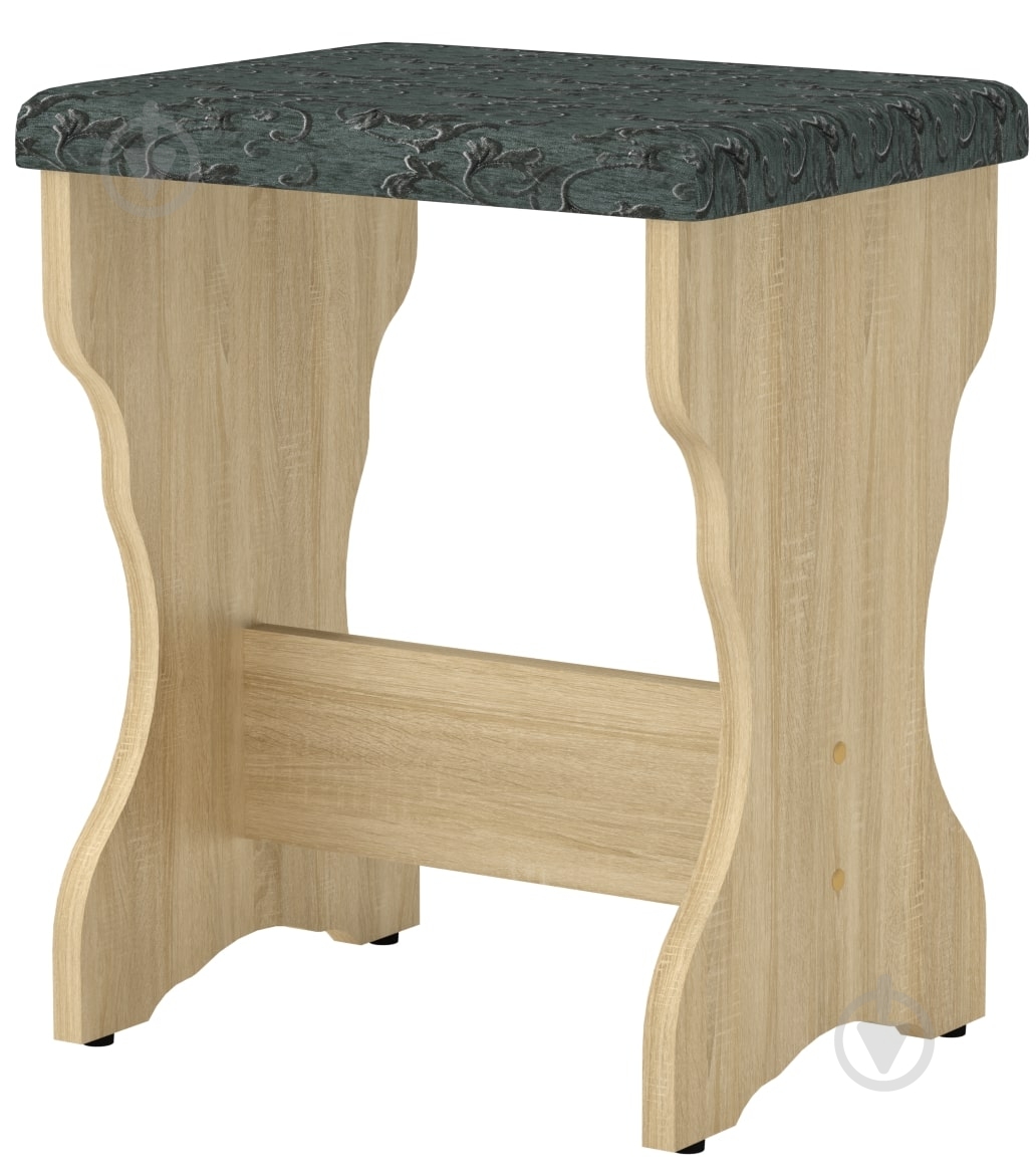 Табурет Компанит Т-1 бостон грей / дуб сонома - фото 1