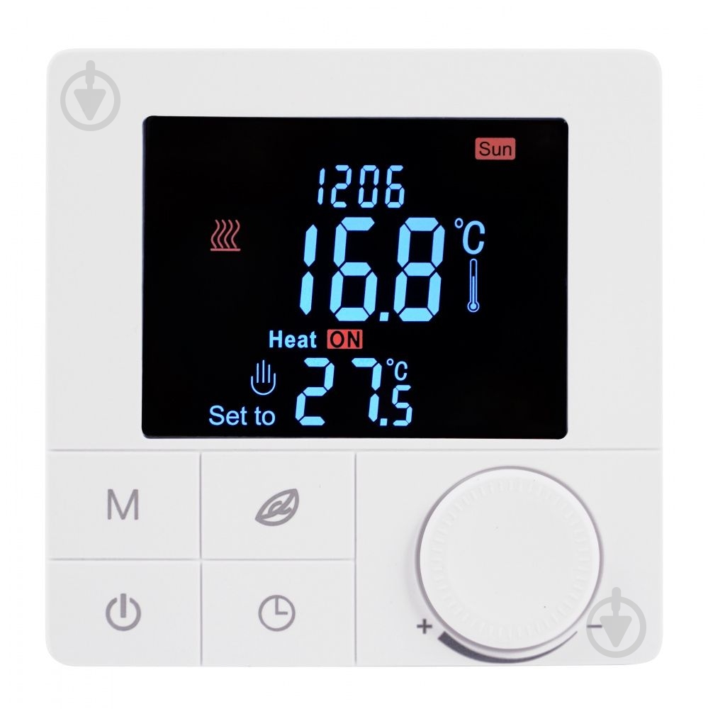 Терморегулятор Heat Plus М4.716 Wi-Fi белый - фото 1 Терморегулятор Heat Plus М4.716 Wi-Fi белый - фото 1