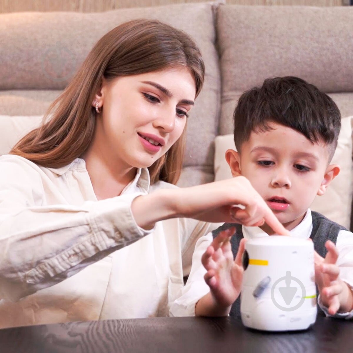 Интерактивный робот AT-Robot с сенсорным управлением и обучающими карточками №2 (белый) AT002-01-UKR - фото 6 Интерактивный робот AT-Robot с сенсорным управлением и обучающими карточками №2 (белый) AT002-01-UKR - фото 6