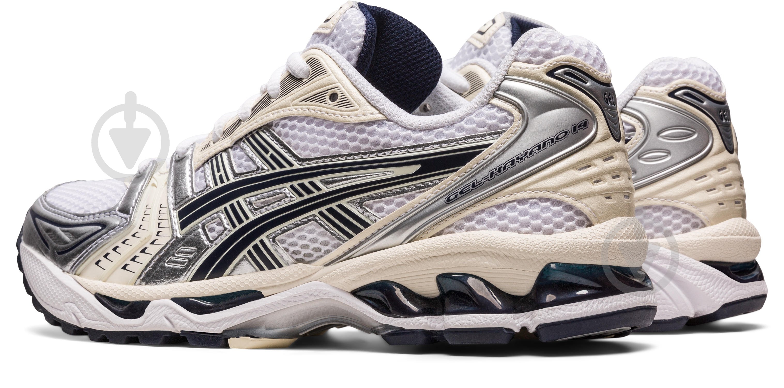 Кроссовки женские Asics GEL-KAYANO 14 1202A056-109 р.37 белые с серым - фото 4 Кроссовки женские Asics GEL-KAYANO 14 1202A056-109 р.37 белые с серым - фото 4