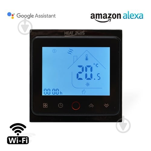 Терморегулятор Heat Plus BHT 002 Wi-Fi черный - фото 2