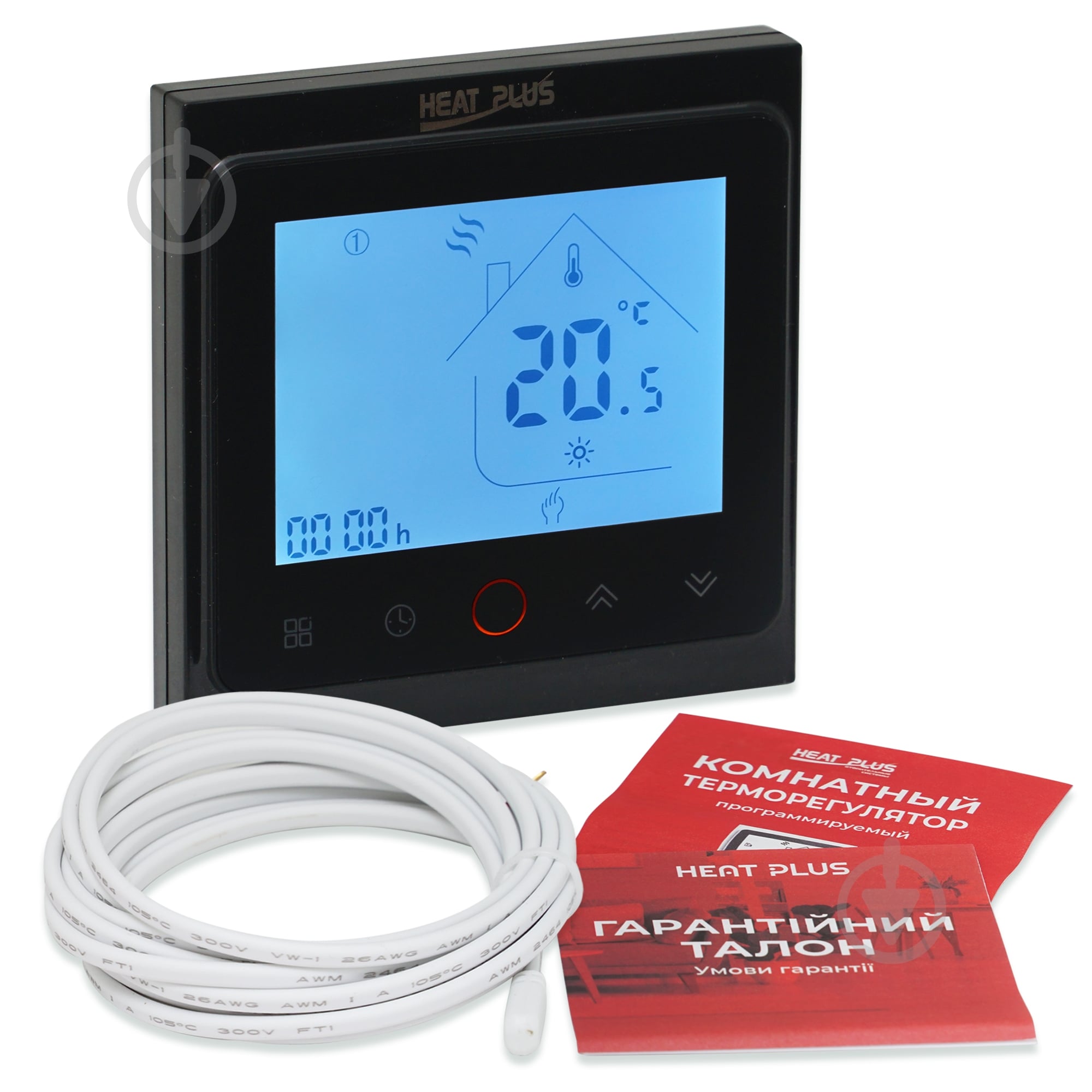 Терморегулятор Heat Plus BHT 002 Wi-Fi черный - фото 3