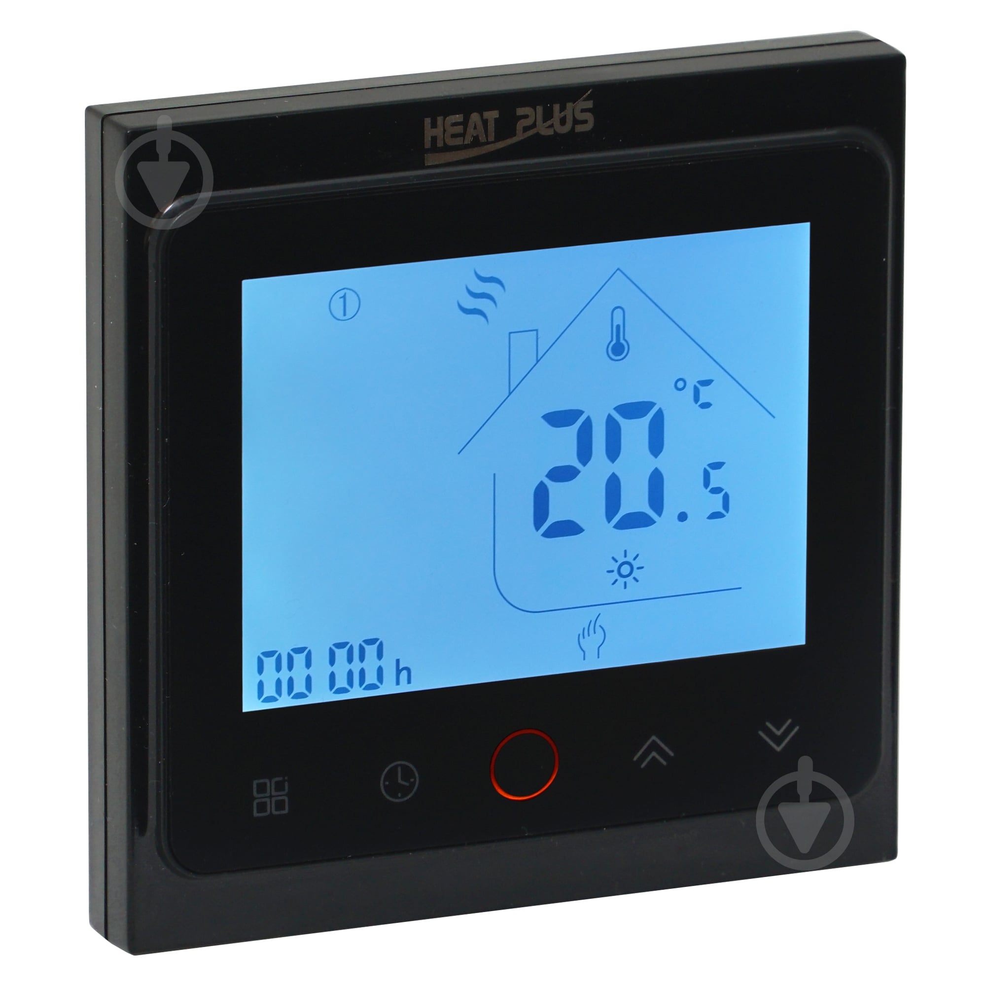 Терморегулятор Heat Plus BHT 002 Wi-Fi черный - фото 1