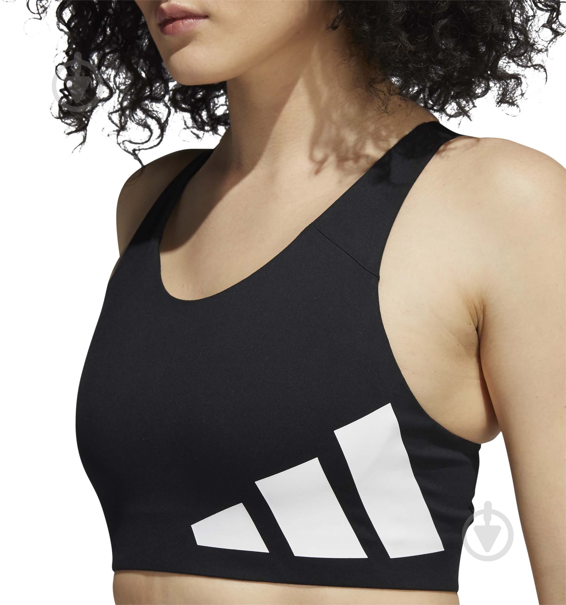 Бра Adidas ULT ALPHA 3BAR GR8205 р.S черный - фото 8