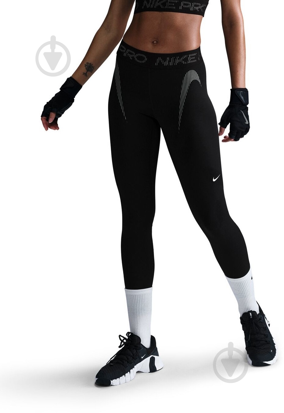 ᐉ Лосини Nike W NP DF MR 7/8 TIGHT TT GRX HJ1219-010 р.L чорний