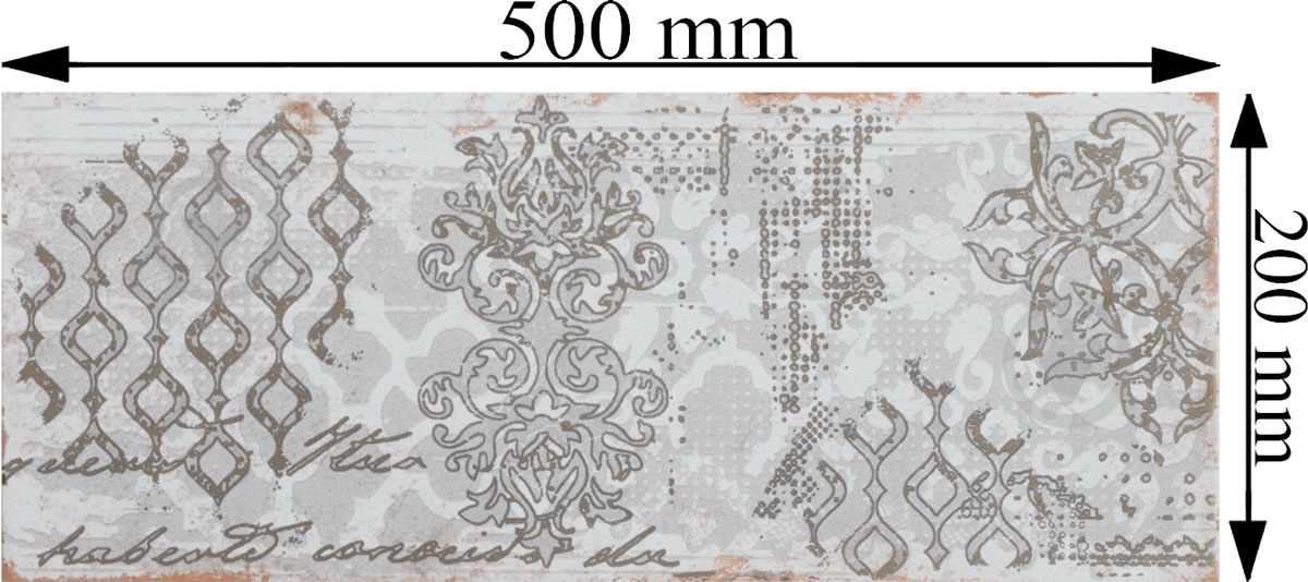 Декор Атем Grunge 1 Pattern GR 20x50 - фото 5