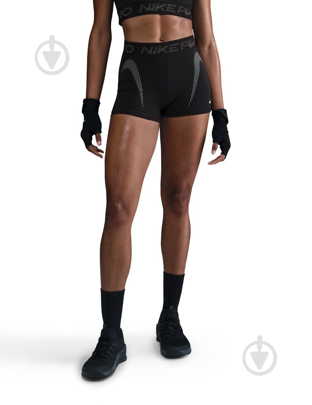 Лосини Nike W NP DF MR 3IN SHORT TT GRX HJ1226-010 р.L чорний - фото 1 Лосини Nike W NP DF MR 3IN SHORT TT GRX HJ1226-010 р.L чорний - фото 1