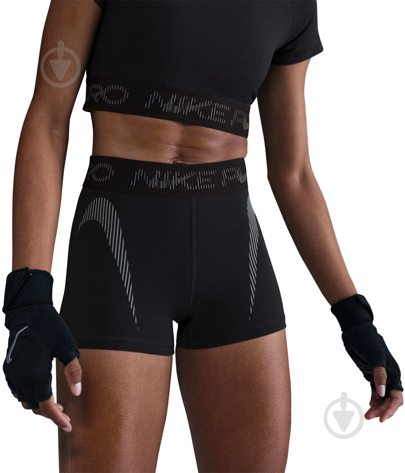 Лосини Nike W NP DF MR 3IN SHORT TT GRX HJ1226-010 р.L чорний - фото 4 Лосини Nike W NP DF MR 3IN SHORT TT GRX HJ1226-010 р.L чорний - фото 4