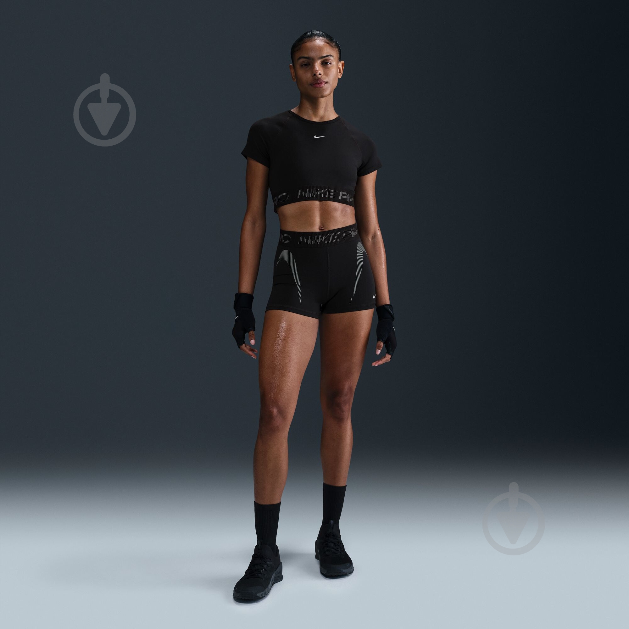 Лосини Nike W NP DF MR 3IN SHORT TT GRX HJ1226-010 р.L чорний - фото 8 Лосини Nike W NP DF MR 3IN SHORT TT GRX HJ1226-010 р.L чорний - фото 8