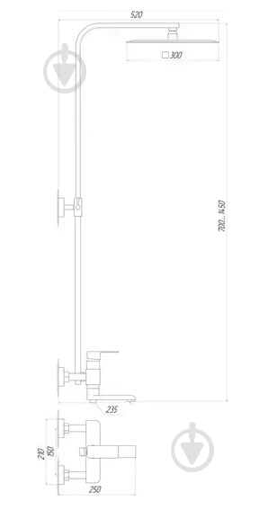 Душова система Globus Lux GLM-0007 - фото 5