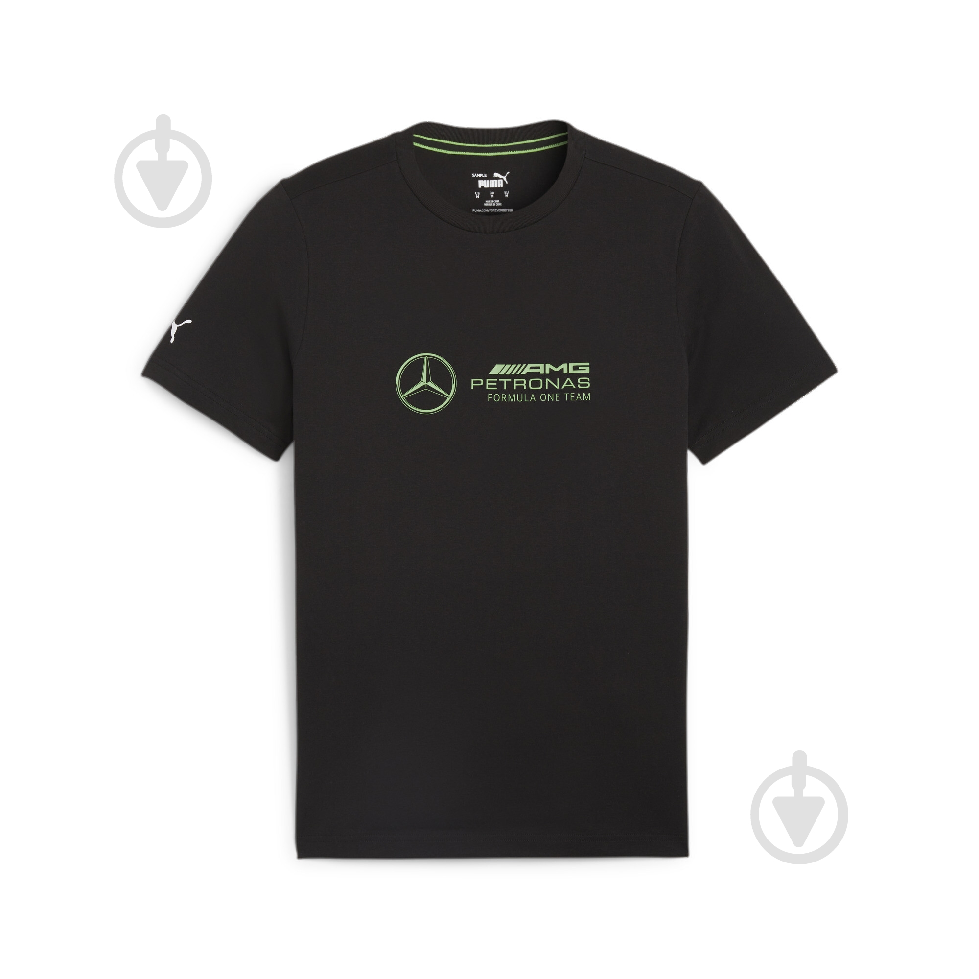 Футболка Puma MAPF1 LOGO TEE 62375401 р.S черный - фото 1 Футболка Puma MAPF1 LOGO TEE 62375401 р.S черный - фото 1