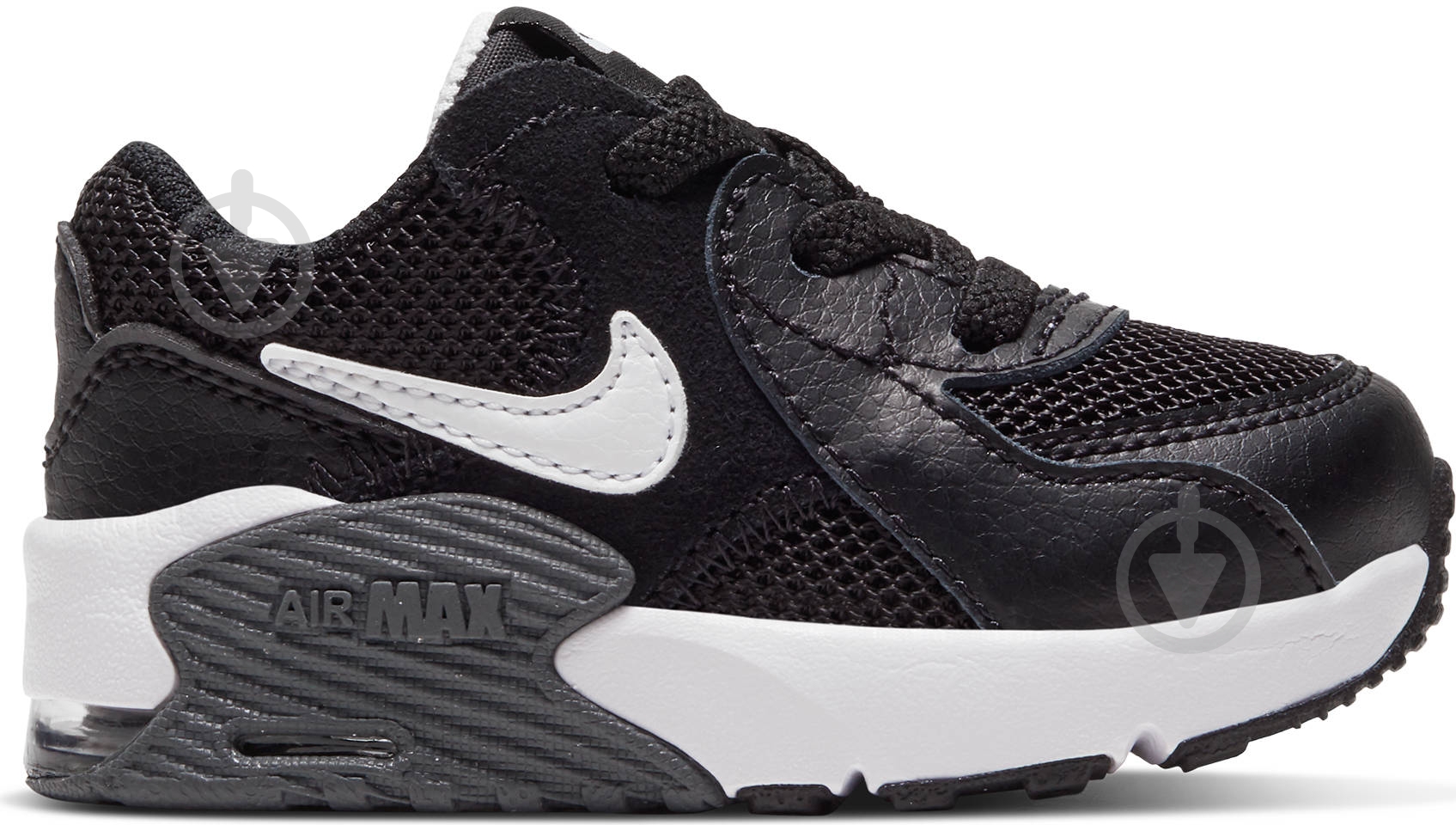 Кроссовки для мальчиков демисезонные Nike Air Max Excee CD6893-001 р.23,5 черные - фото 1