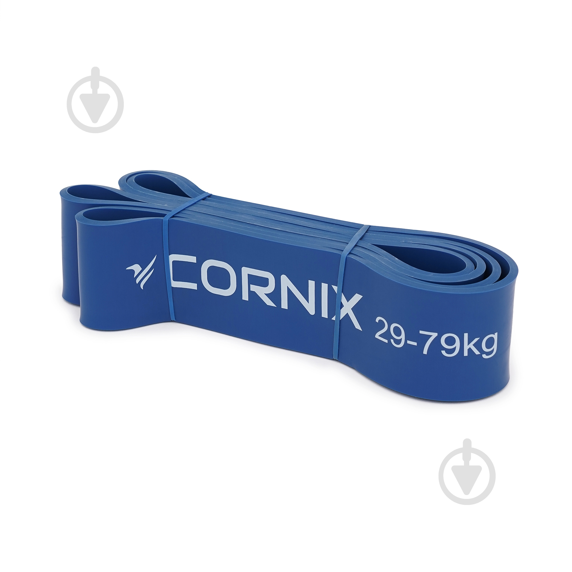 Резинка для фітнесу Cornix Power Band 64 мм 29-79 кг XR-0135 синій - фото 1