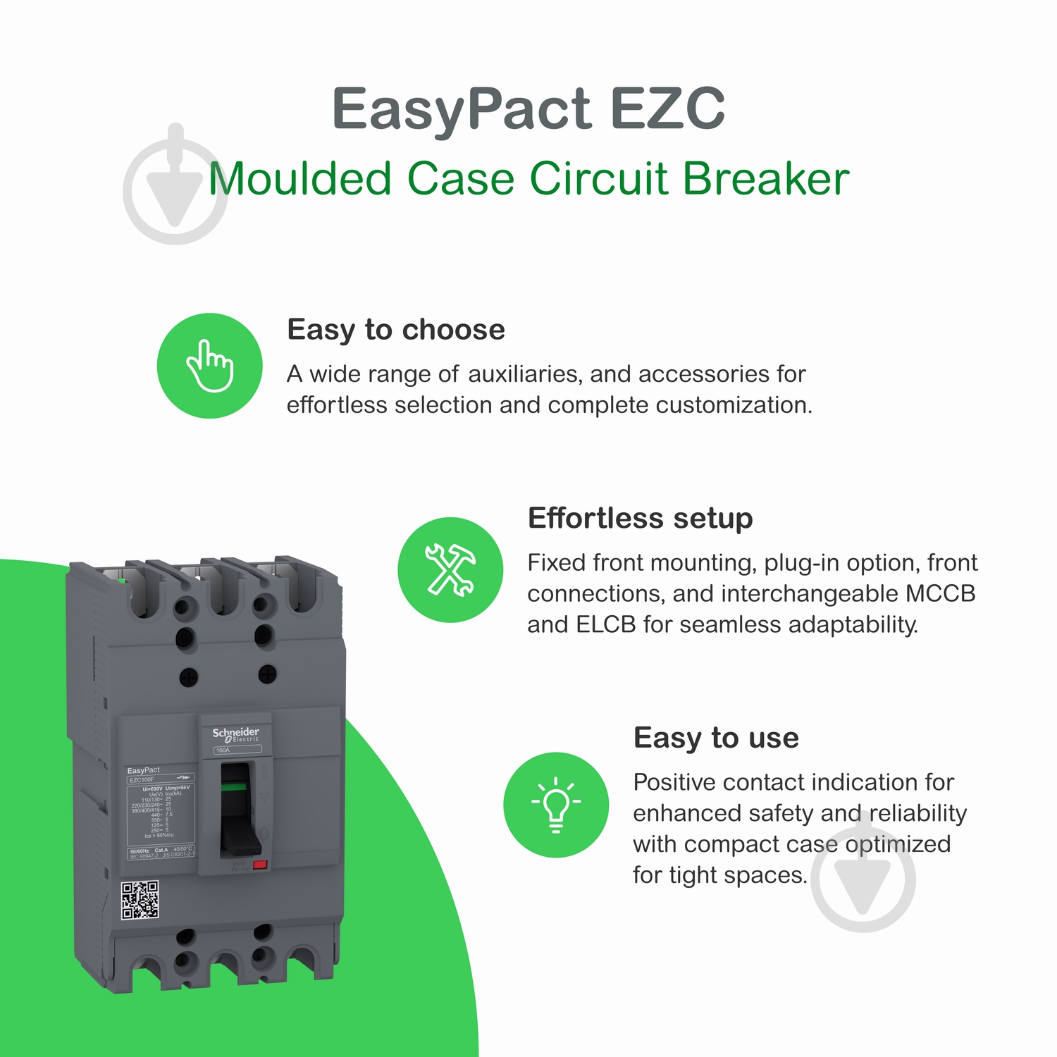 Автоматический выключатель Schneider Electric EZC100N3063 - фото 3
